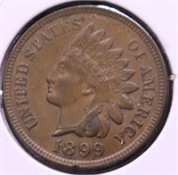 1899 INDIAN HEAD CENT AU