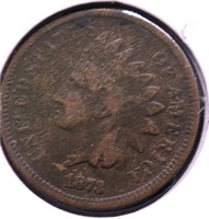 1873 INDIAN HEAD CENT VG