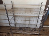 Metal Shelving-3 shelves-adjustable 36" x 30"