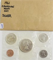 1961 CANADIAM SILVER MINT SET