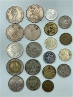 Set Of Twenty Asian Coins