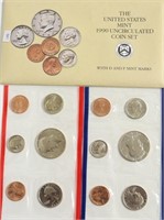 1990 MINT SET P D MINTS