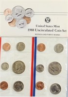 1988 MINT SET P D MINTS