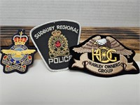GROUP OF 3 BADGES