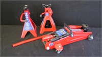 Hydraulic Floor Jack 2 Ton With Jack Stands