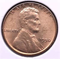 1950 CH BU RED LINCOLN CENT