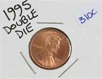 1995 LINCOLN CENT CHOICE BU RED