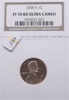 2006 S NGC PF70UC LINCOLN CENT