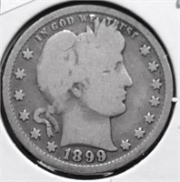 1899 BARBER QUARTER G