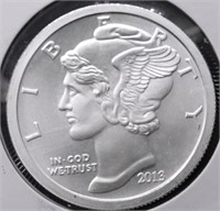 1OZ .999 SILVER ROUND