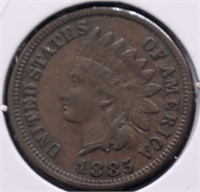 1885 INDIAN HEAD CENT AU