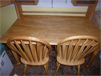 Solid Pine Dining Table & Chairs
