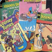 Lot of 9 Vintage Comics Bugs Bunny & More Whitman