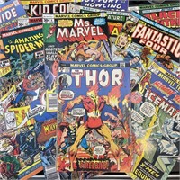 Lot of 18 Vintage Marvel Comics