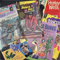 10 Vintage Gold Key Comics Adam 12, Honey West +