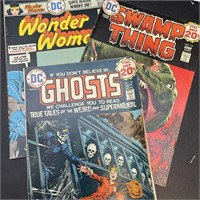 3 Vintage DC Comics Ghosts, S amp Thing, Wonder