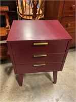 Night stand with 3 draws
