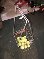 Tennis Ball Metal Caddy Basket