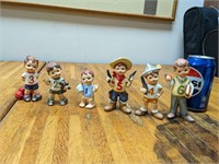 6 VTG Lefton Figures