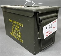 1000 rnds Federal 5.56 Ammo in Steel Ammo Can