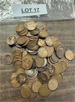 ONE SMALL PILE OF WHEAT PENNIES / SHIPS