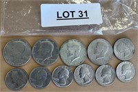 ASSORTED COIN LOT / KENNEDY WASHINGTON ANTHONY