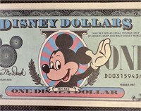 Disney Dollars Series 1987 $1 Denomination