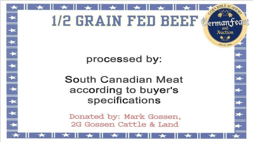 1/2 Grain-Fed Beef