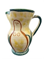Antq Pablo Picasso Pitcher Signed