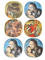 6pc Pablo Picasso Limited Edition Plates
