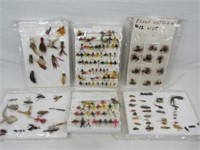 LARGE LOT OF BASS UGS, FLIES FOR FLY FISHING:
