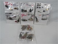 APPROX. 18 PCS. FISHING SPINNERS & SPOONS: