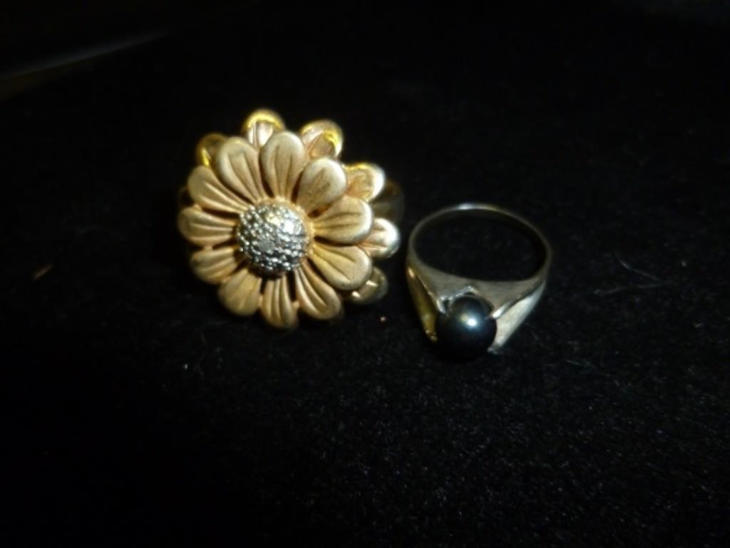 2pc Sterling Silver Lady's Rings