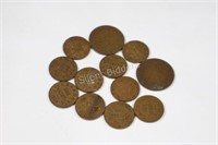 1918 & 1920's Canada Large & Small Pennies
