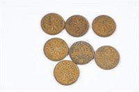 1940's Canada - One Cent Coins