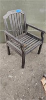 Vintage Wood Patio Chair