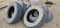 (6) 11R22.5 Tires