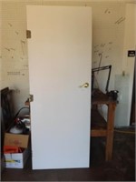 Wood Door 80" x 30", hardware is only on 1 side