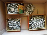 Grade 5 Hex screws-5", 4", 3½" and 2" in boxes