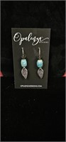 Jewelry Lot, Turquoise & Smoky Quartz Earrings