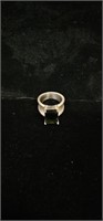 Jewelry Lot, Olive Crystal Ring with Matte Finish