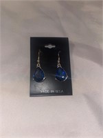 *New blue & silver earrings