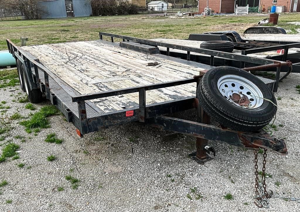 20 Ft Tandem Axle Bumper Pull Equipent Trailer