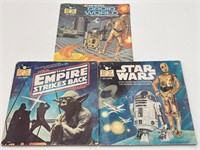 Set Of Three Star Wars Read-Along Book & Records