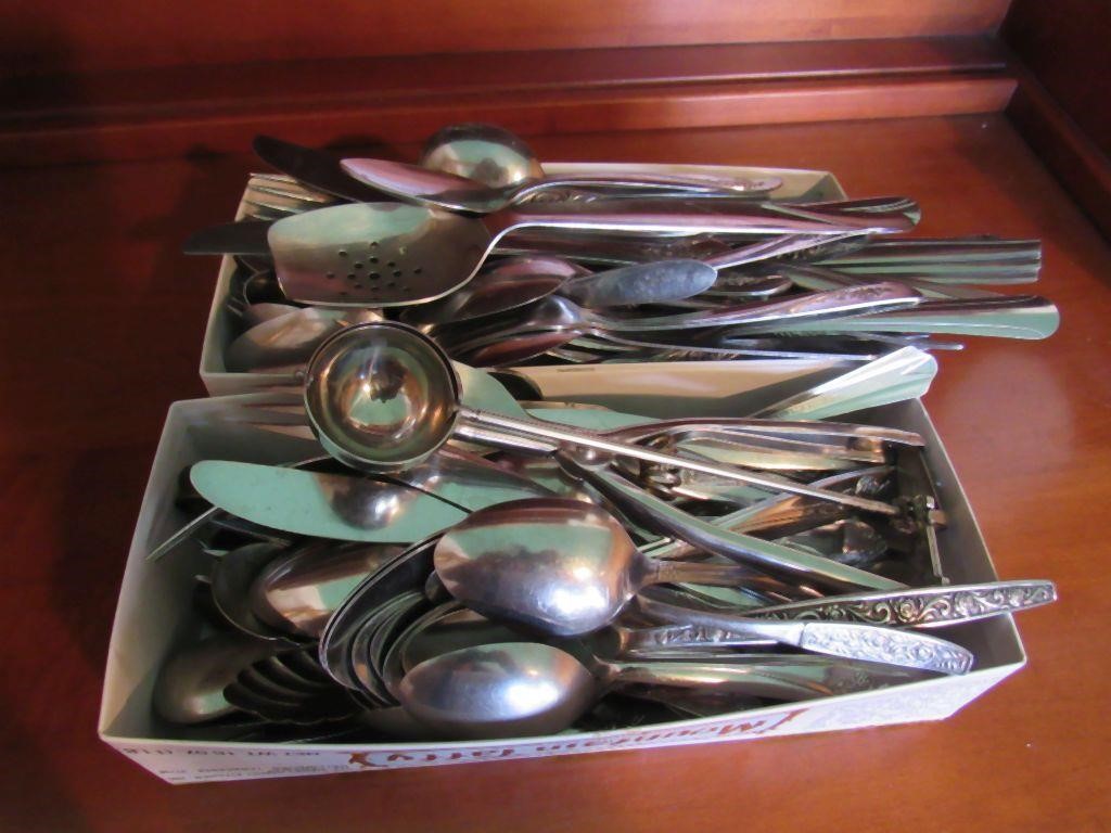 Assorted flatware