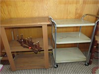 Utility cart and shelf