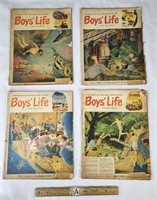 4 Vintage 1953 Boy Scout Magazines