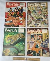 4 Vintage 1956 Boy Scout Magazines