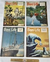 4 Vintage 1958 & 1962 Boy Scout Magazines