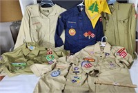 6 Vintage Boy Scout Uniforms